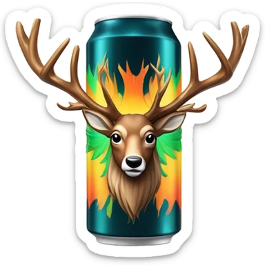 Flying stag energy Drink  sticker
