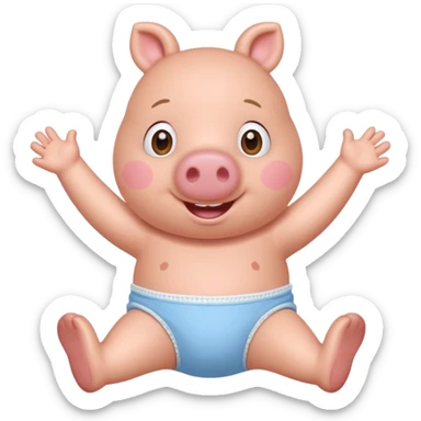 pepa pig kaka sticker