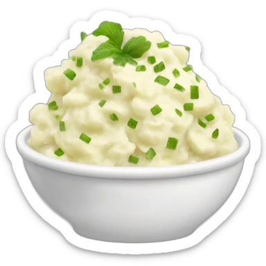 Mashed potato salad sticker