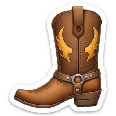 Cowboy boot  sticker