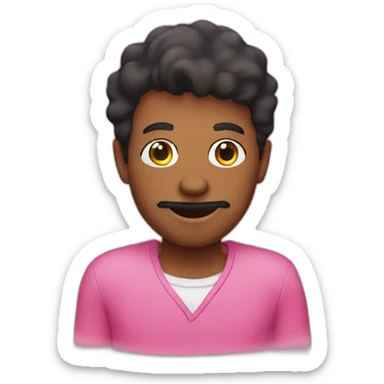 Jessie pink man  sticker