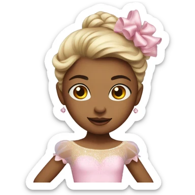 sugarplum ballerina sticker