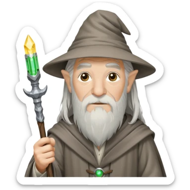 Hi I need a emoji for team of staff engineers, something like gandalf with staff but also depict its engeering sticker