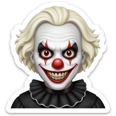 Art the clown Terrifier movie sticker