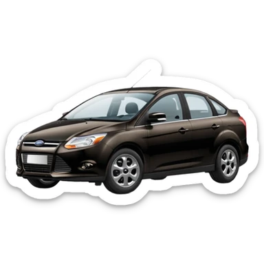 2011 black ford focus sticker