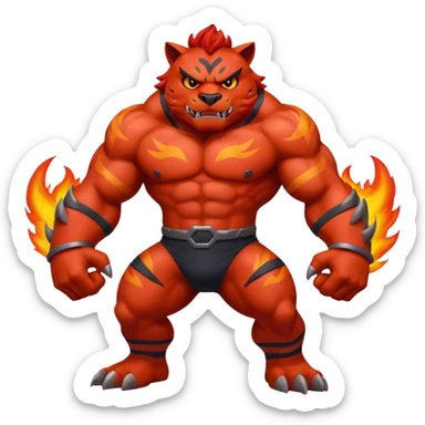 Incineroar sticker