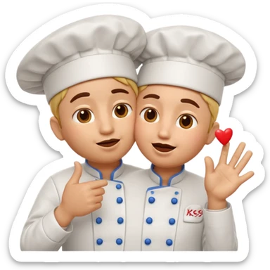 Chef Kiss El Hareketi, 3D rendered emoji, with professional lighting, no face on objects, white background sticker