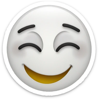 Crying smiley showing peace sign  sticker