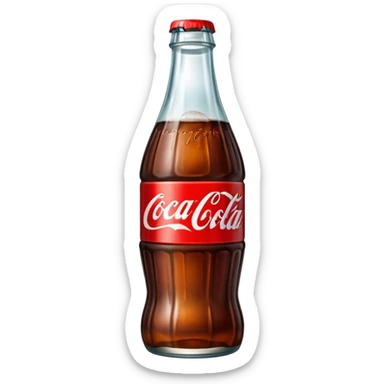 Coca Cola bottle sticker