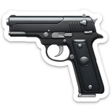 Gun sticker