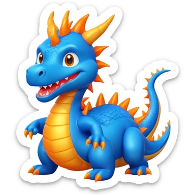 Hazme una mascota para una empresa de festejps, de inflables, se llama date aventura sticker