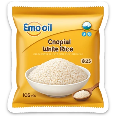 package of rice sticker