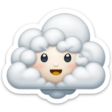 fight cloud
 sticker