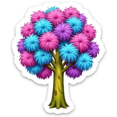truffula tree from the lorax sticker