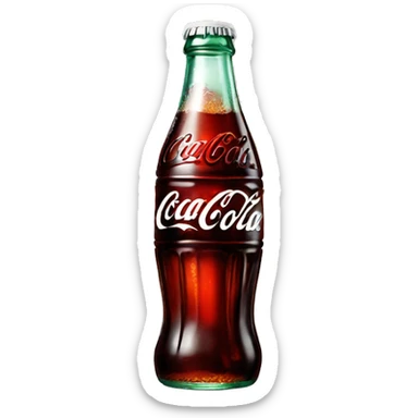 Coca cola bottle sticker