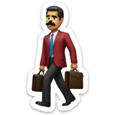 Maduro leaving Venezuela  sticker
