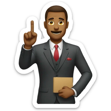 dealer saying no with finger sticker