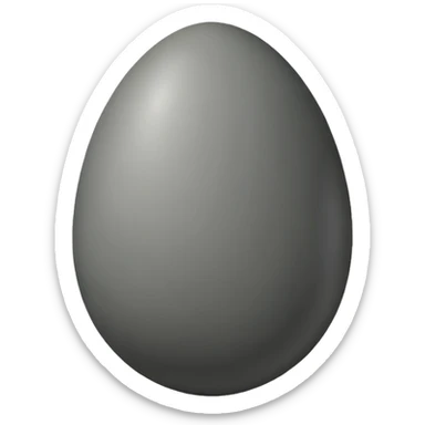 a stone egg sticker