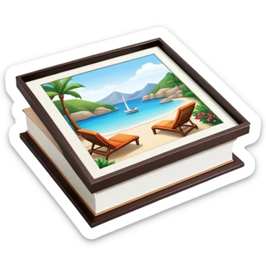 Luxury photography coffee table book  sticker