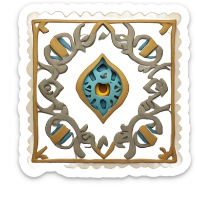 A singular Stamp is a small piece of paper or adhesive material used as evidence of payment for postage, often decorative sticker