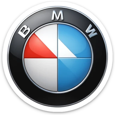 bmw logo icon sticker