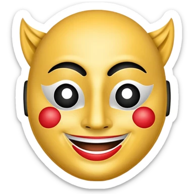 Bella ciao mask emoji sticker