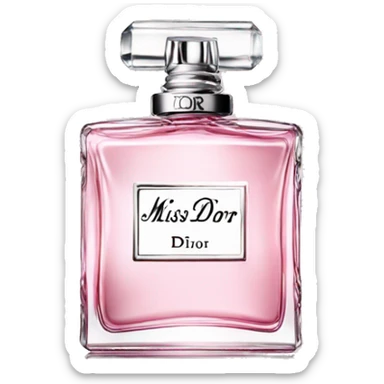 Miss Dior perfume bottle  sticker