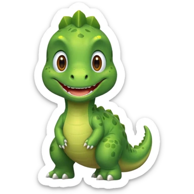 Can u make a 🌸 cute dinasour sticker