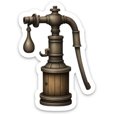 Antique Hand Water Pump sticker