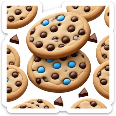 cookies blu sticker
