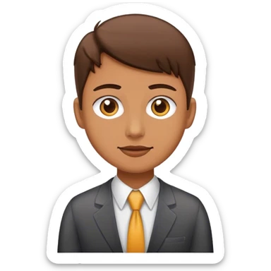 office clerk sticker