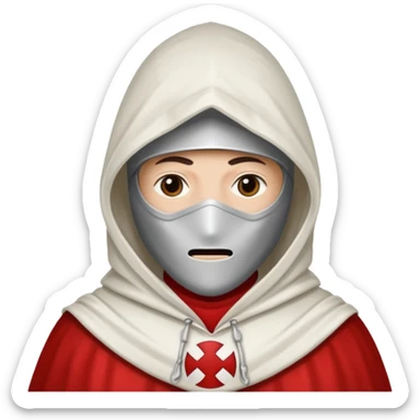 Ku klux klan full hood no face  sticker
