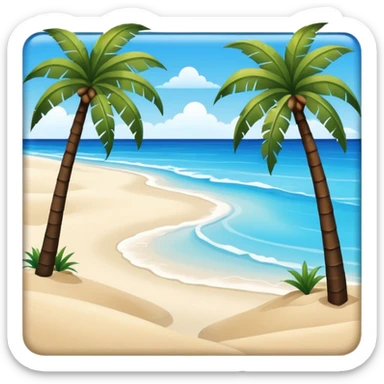  playa sin recuadro  sticker