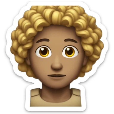 A weak human being sticker