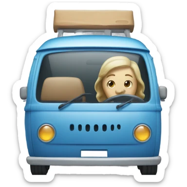 Van that says gemmells vans in blue sticker