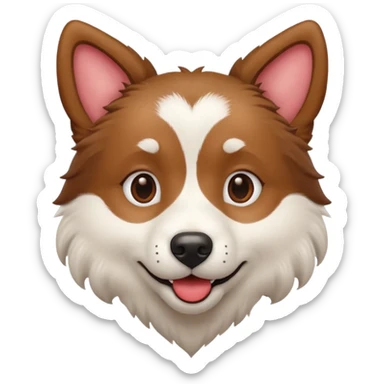 Сердечко лайк в виде породы лайка sticker