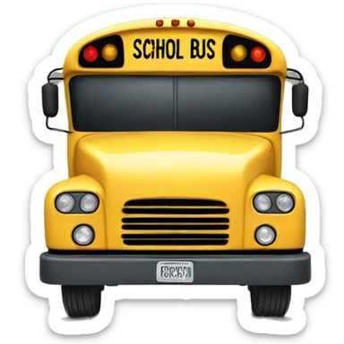 School bus  sticker