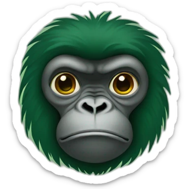 Gorille green sticker