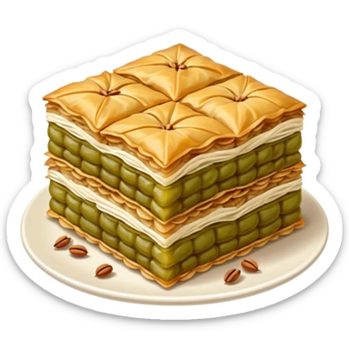 turkish baklava sticker