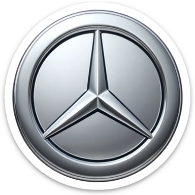 Mercedes logo emoji sticker