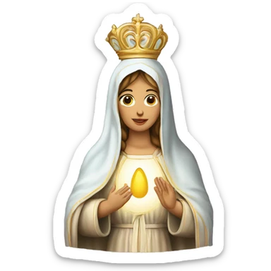 Virgen maria sticker