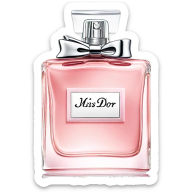 miss dior perfume sticker