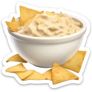 Chip dip sticker