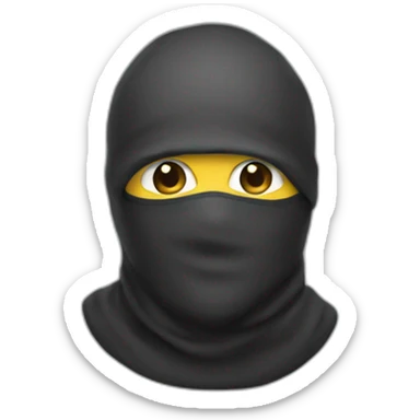 balaclava sticker