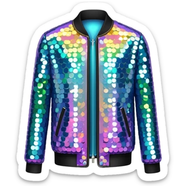 sparkling jacket sticker