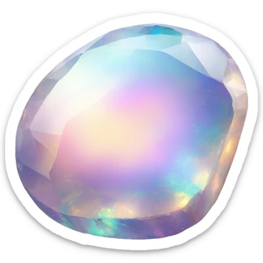 Iridescent Opal Gemstone sticker