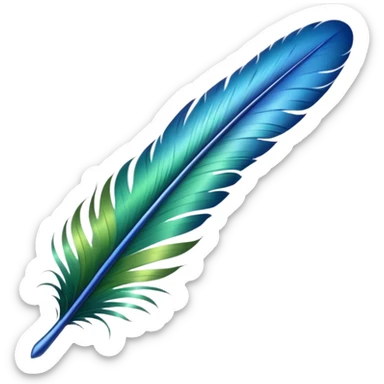 Morpankh feather sticker