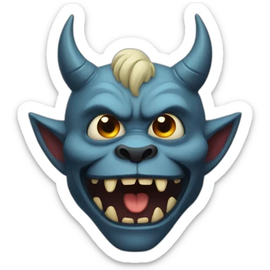 Pochita the demon sticker