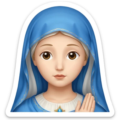 virgin mary sticker