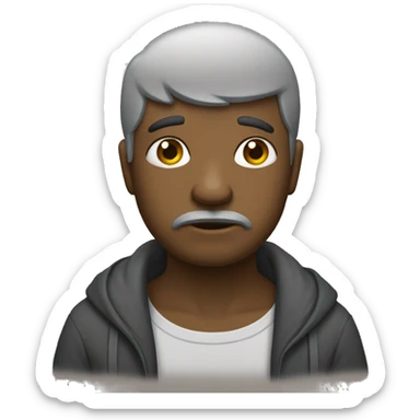 Palhaço triste sticker